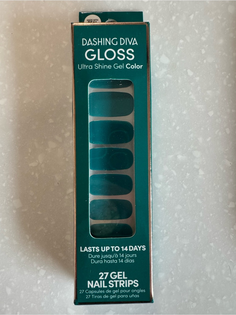 Gloss Ultra Shine Gel Nail Strips - Teal